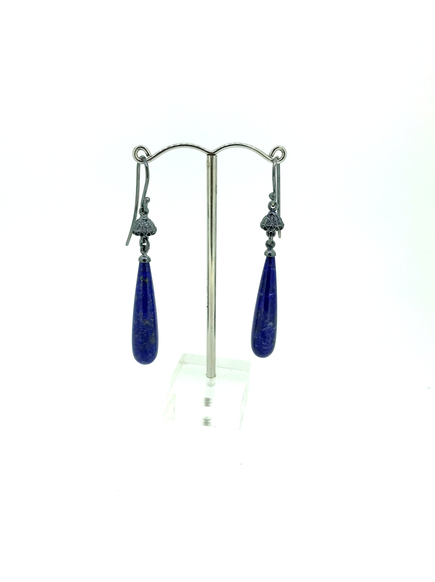 UPDATE: Lapis Lazuli and Silver Drop Earrings
