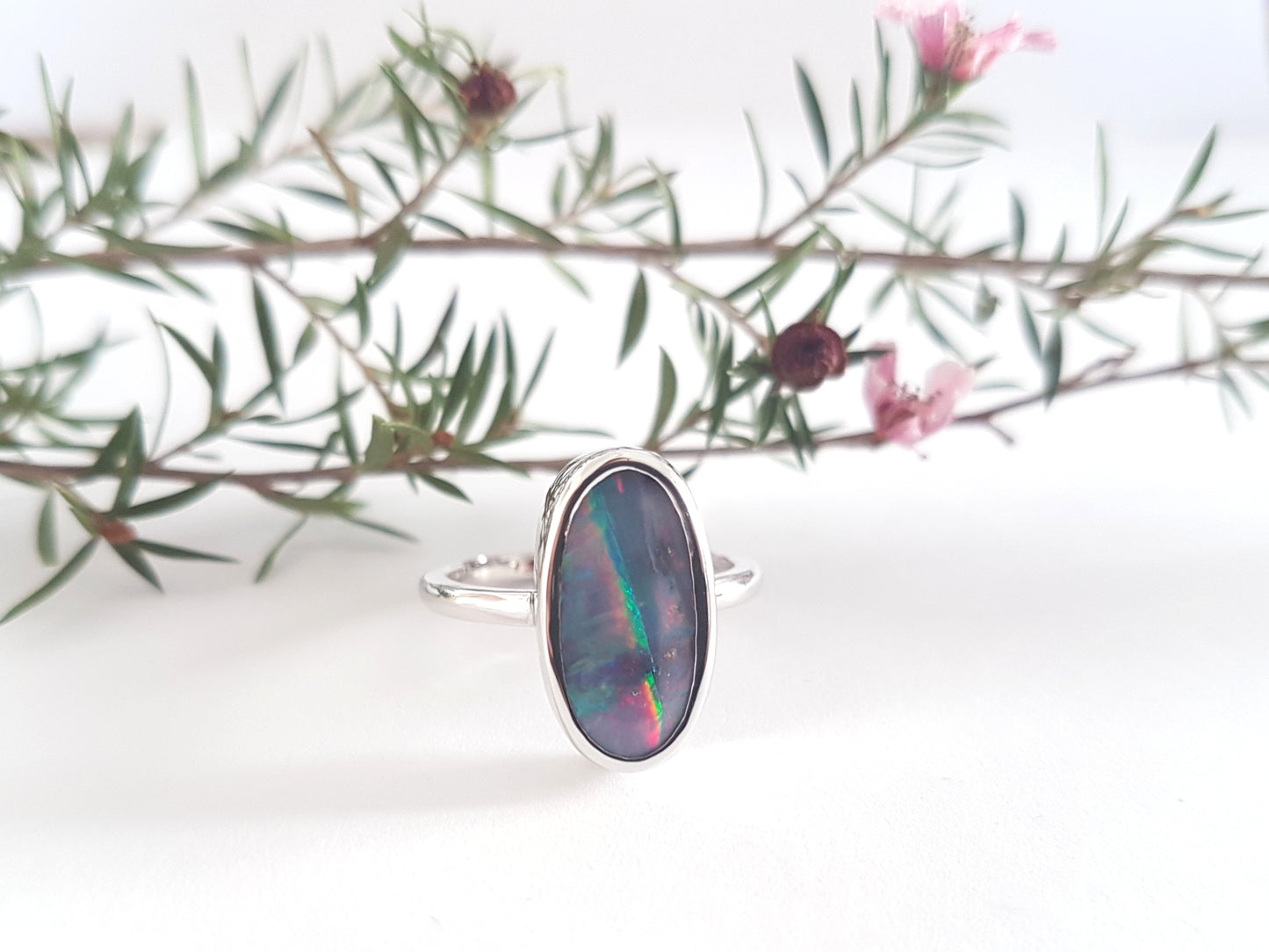 UPDATE: Rainbow Queensland Boulder Opal Silver