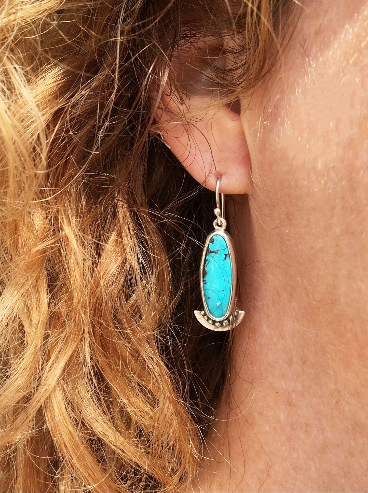Soleil du désert | Boucles d'oreilles Turquoise