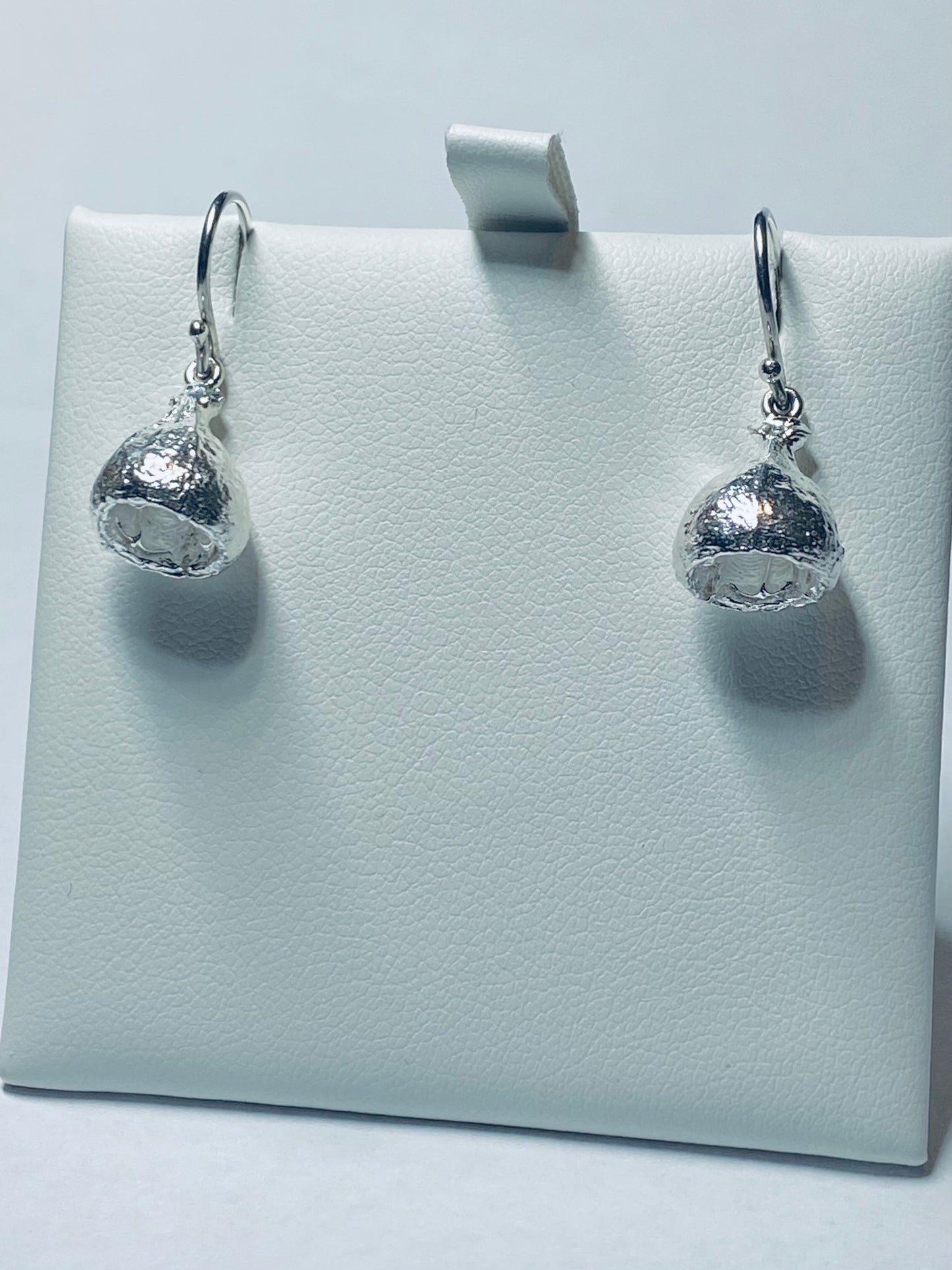 Coastal Gumnut Drop Silver Earrings
