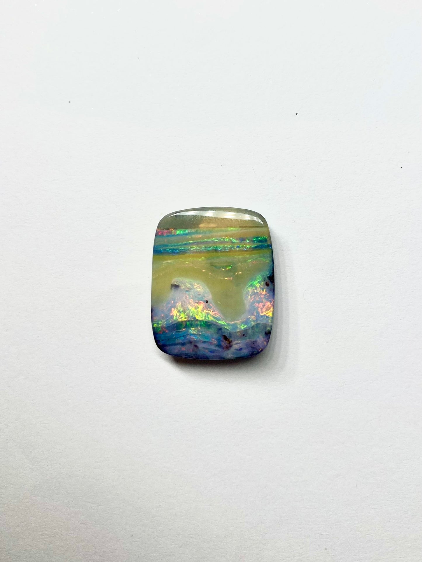 Rainbow Serpent Opal - custom made in a ring for you