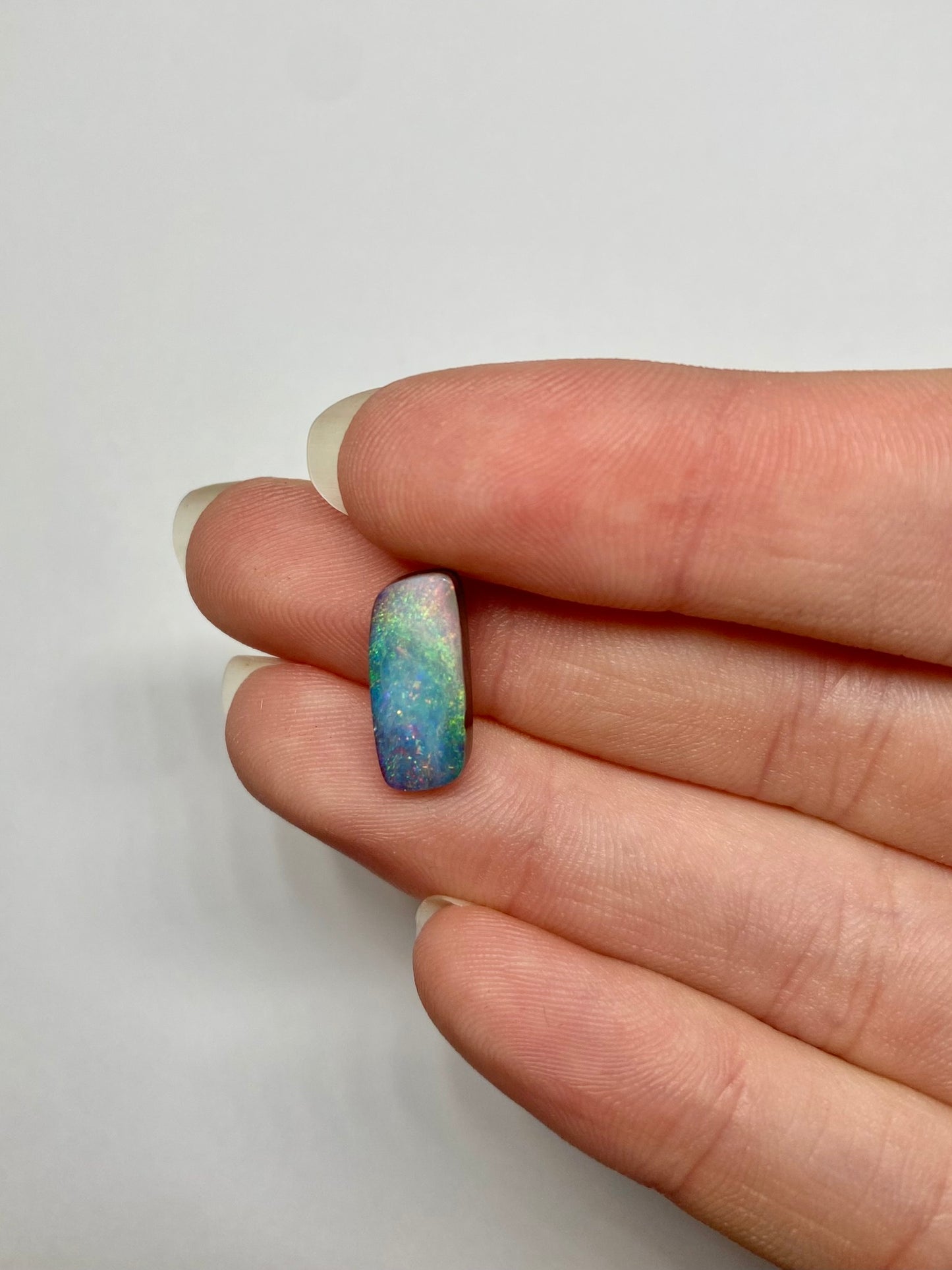 Lakeside Shimmer Opal - custom made in a ring for you