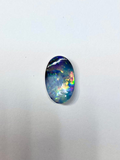 Rainbow Sky Opal - custom made in a ring for you