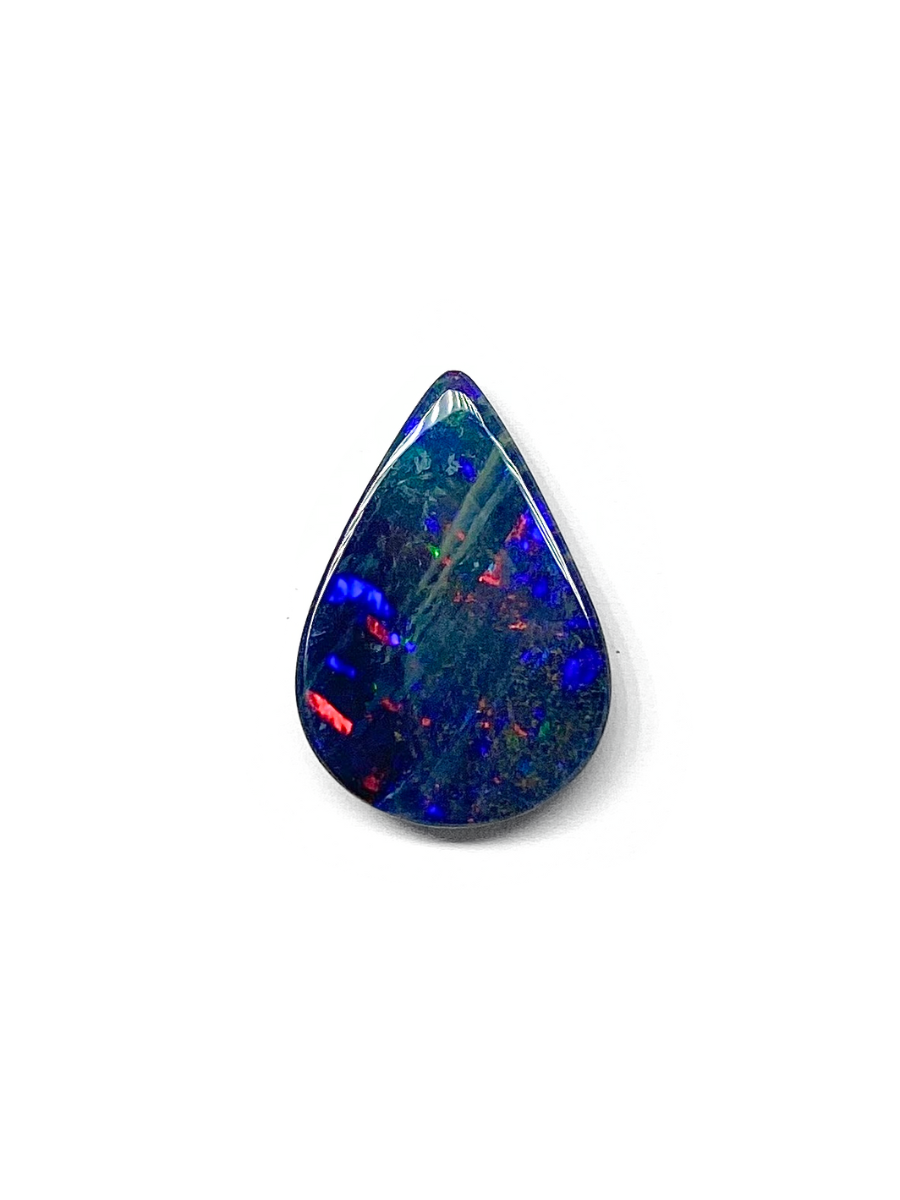 Electric Rainbow Opal - custom made in a ring for you