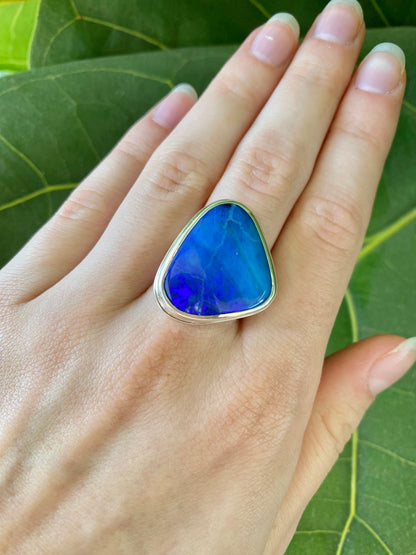 Atlantic Voyage Opal Ring