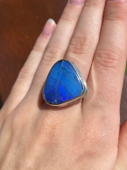 Atlantic Voyage Opal Ring