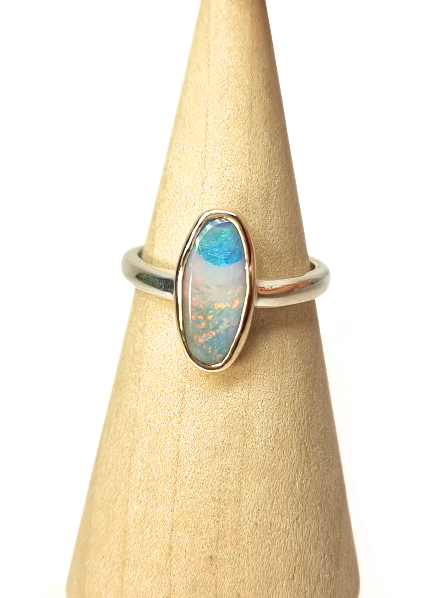 Blue Beginnings Opal Ring