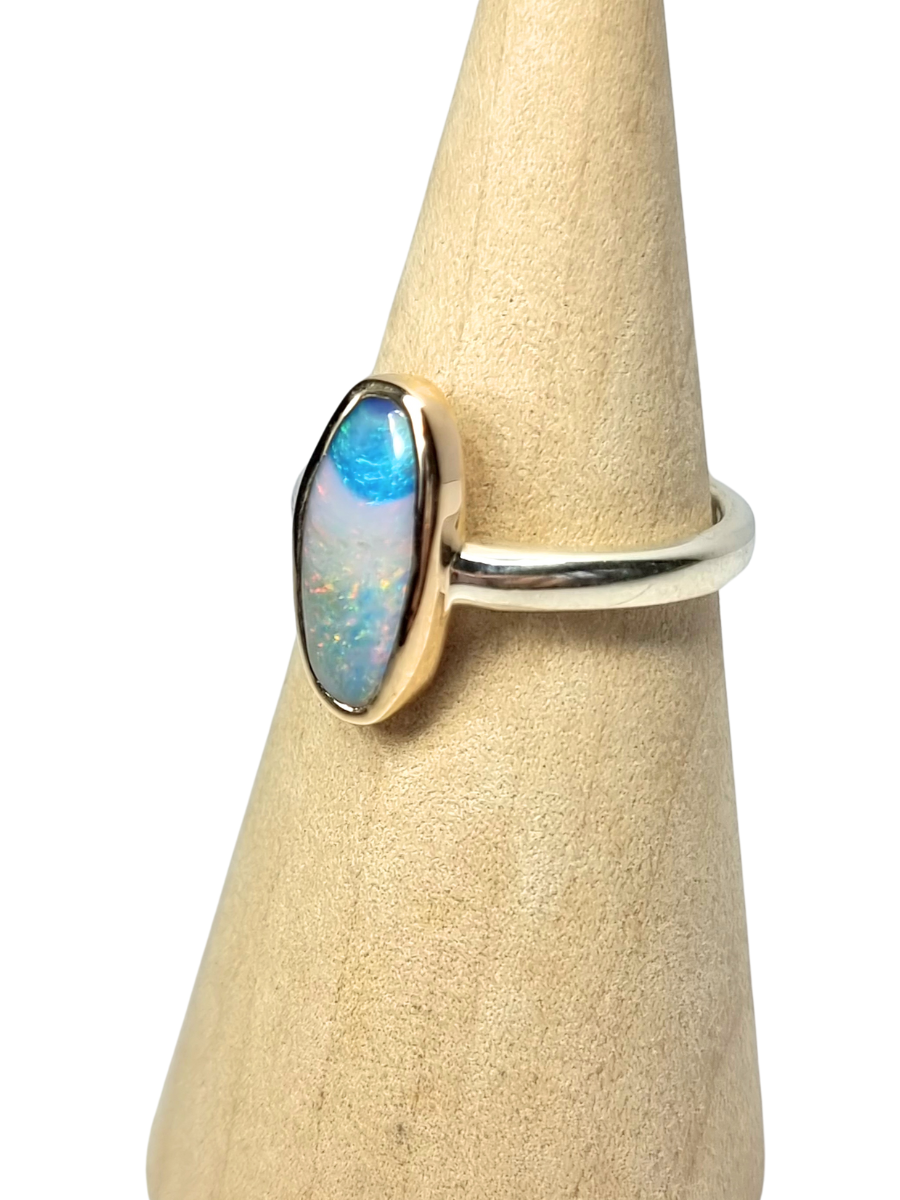 Blue Beginnings Opal Ring