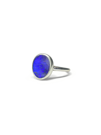 Blue Cosmos Opal Ring