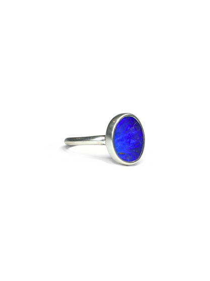 Blue Cosmos Opal Ring