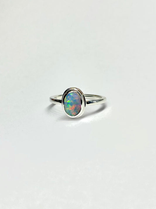 Pastel Mini Galaxy Ring Silver