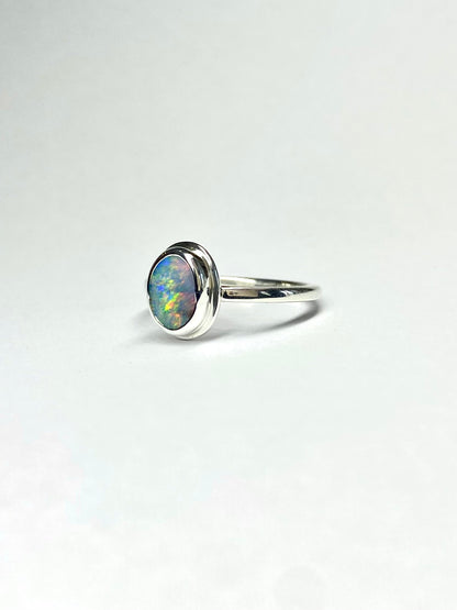 Pastel Mini Galaxy Ring Silver