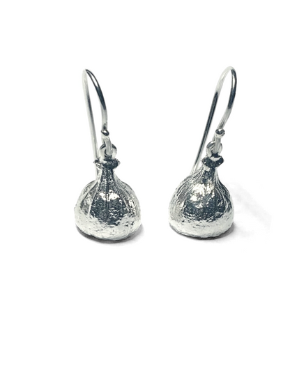 Coastal Gumnut Drop Silver Earrings