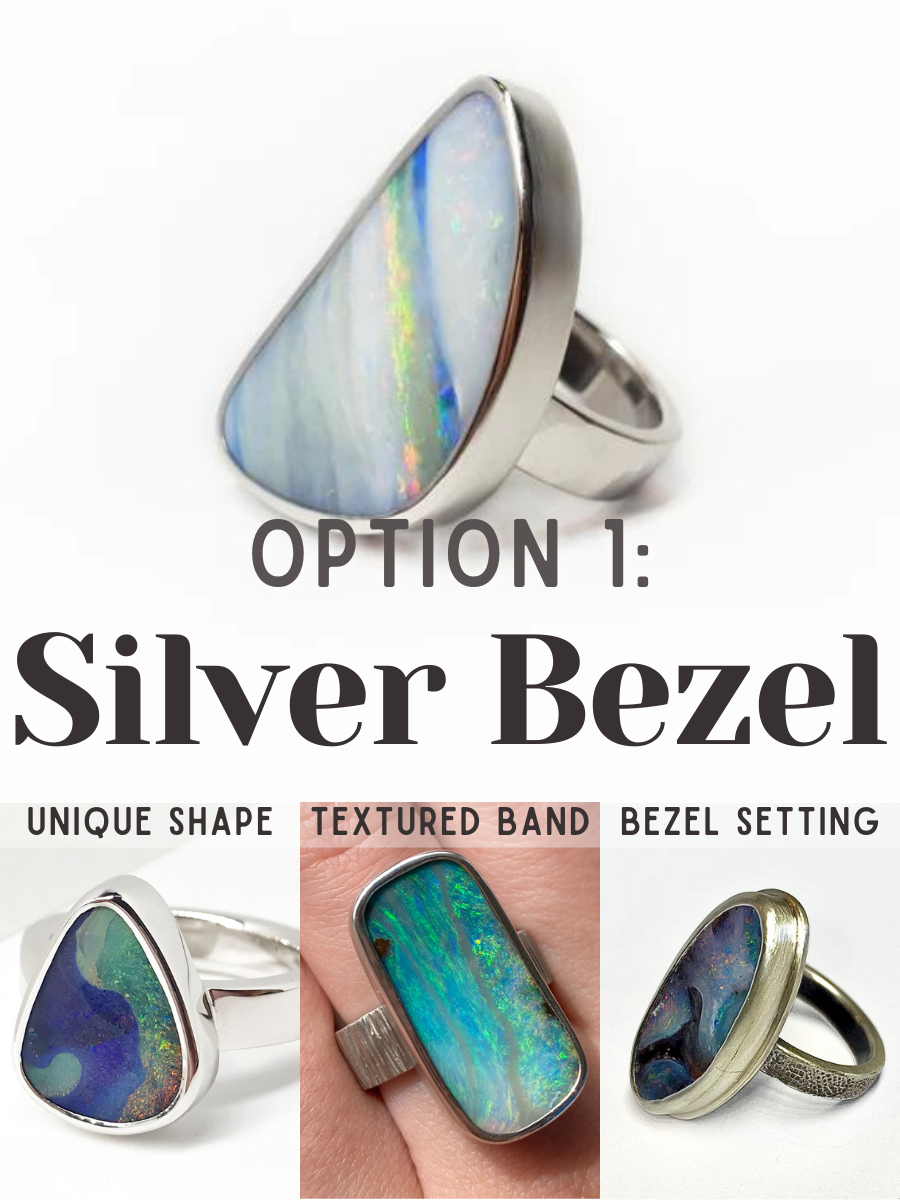 Tiger Claw Opal - custom made in a ring for you