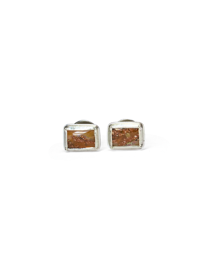 Desert Sun Opal Stud Earrings