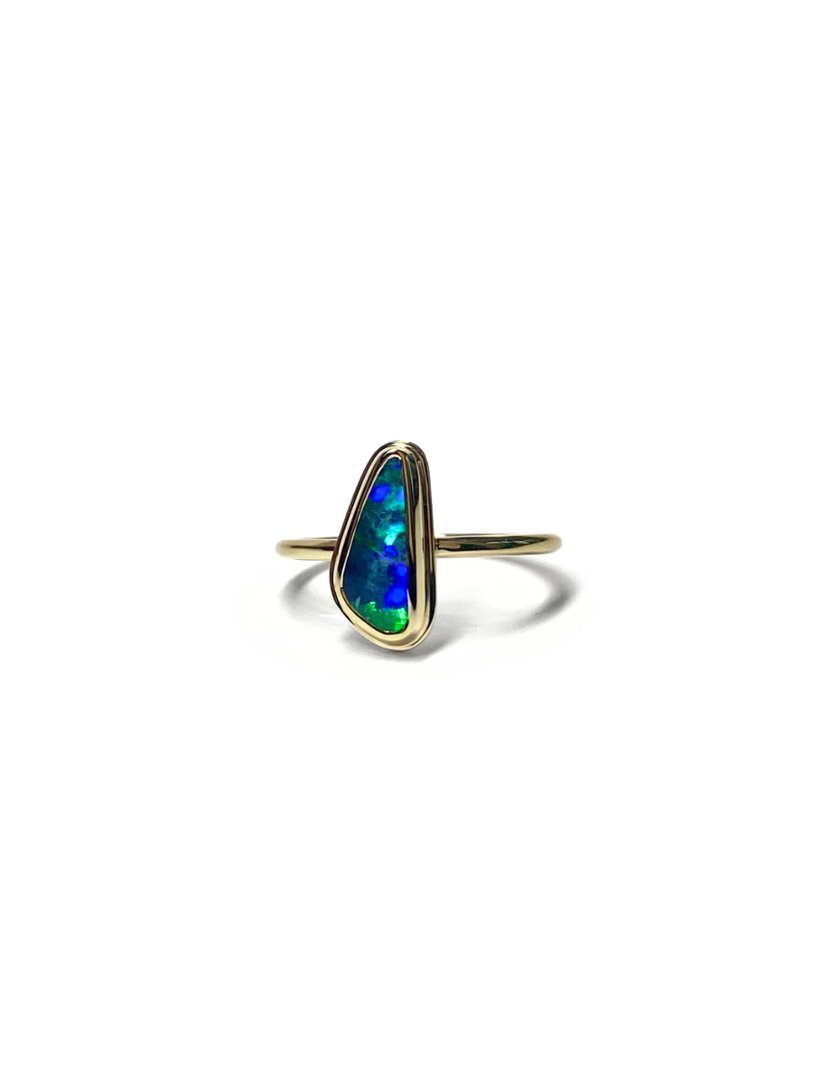 Electric Shock Opal Ring