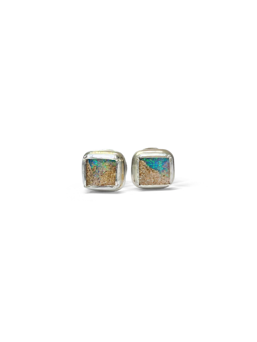 Enchanted Grove Opal Stud Earrings