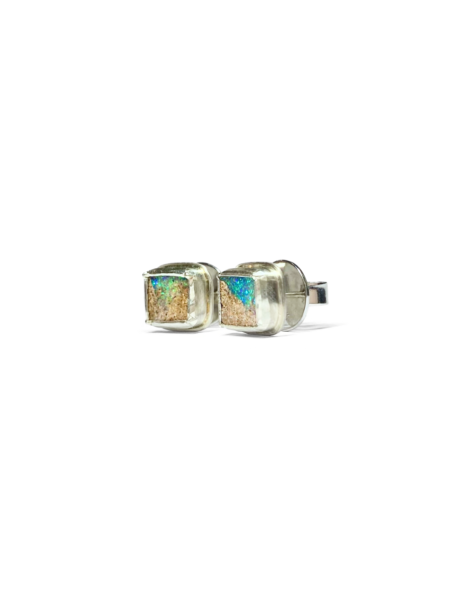 Enchanted Grove Opal Stud Earrings
