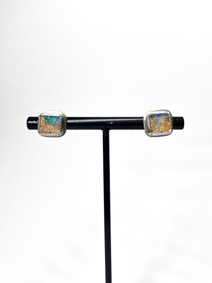 Enchanted Grove Opal Stud Earrings
