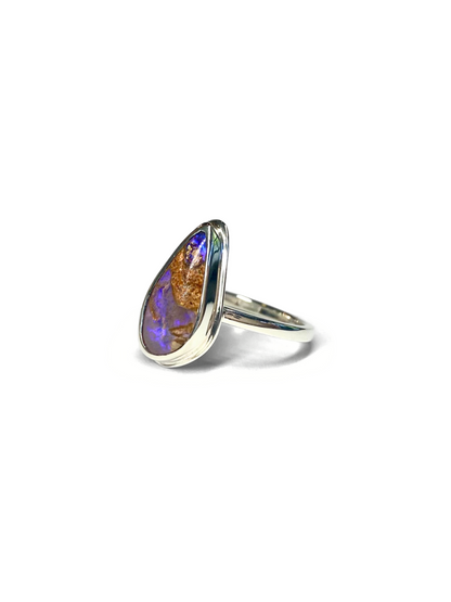 Into the Storm Opal and Silver Ring