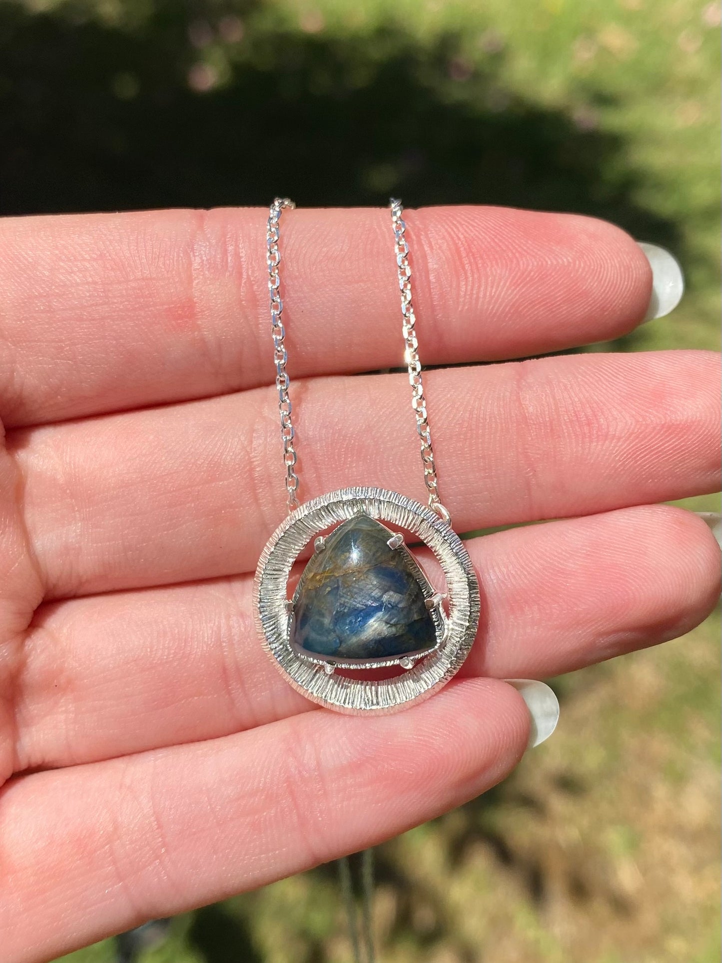 Midnight Sapphire Pendant