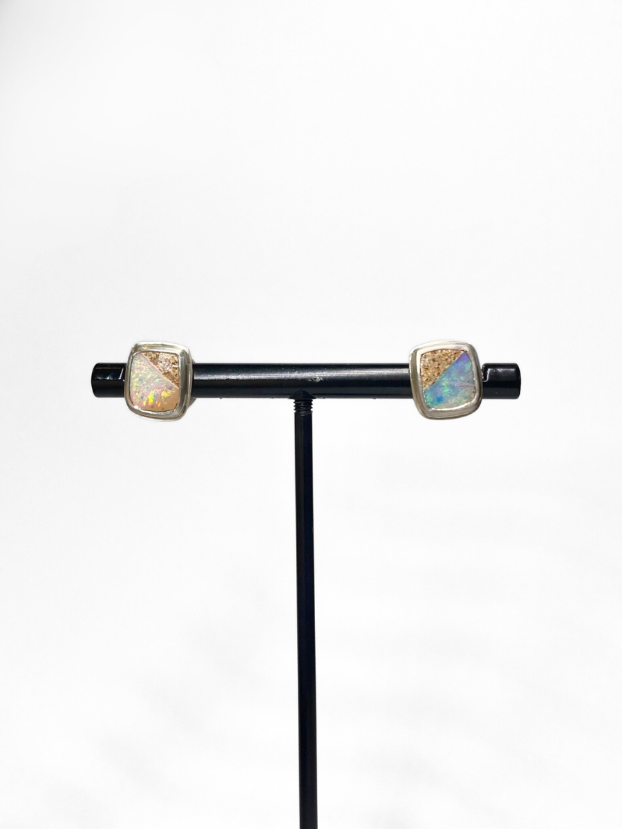 Mini Rockpool Opal Stud Earrings