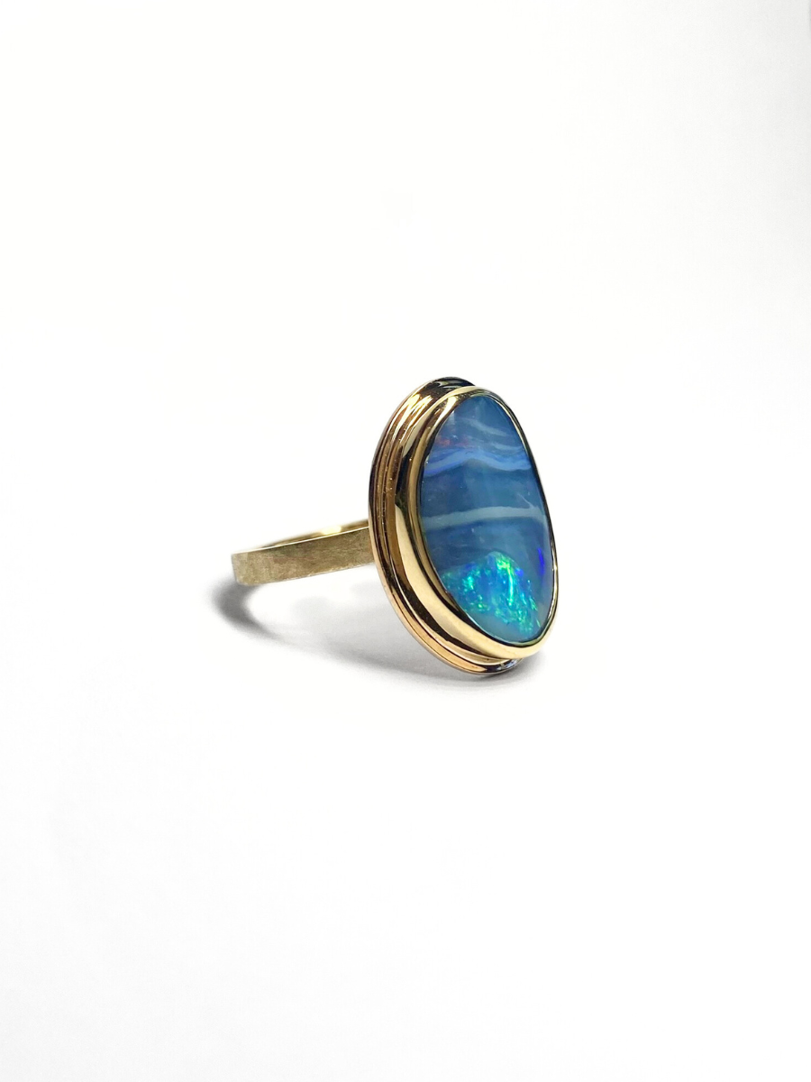 Neptune Opal Ring