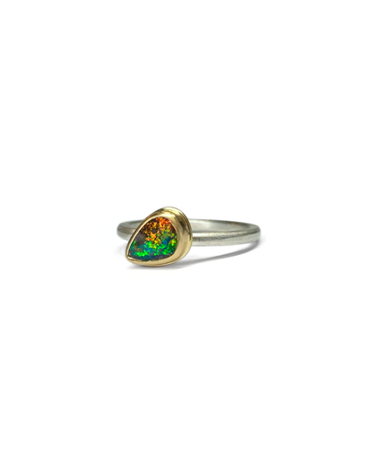 Solar Tide Opal Ring