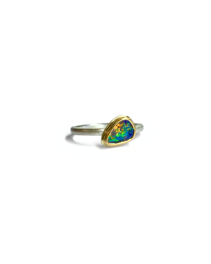 Solar Tide Opal Ring