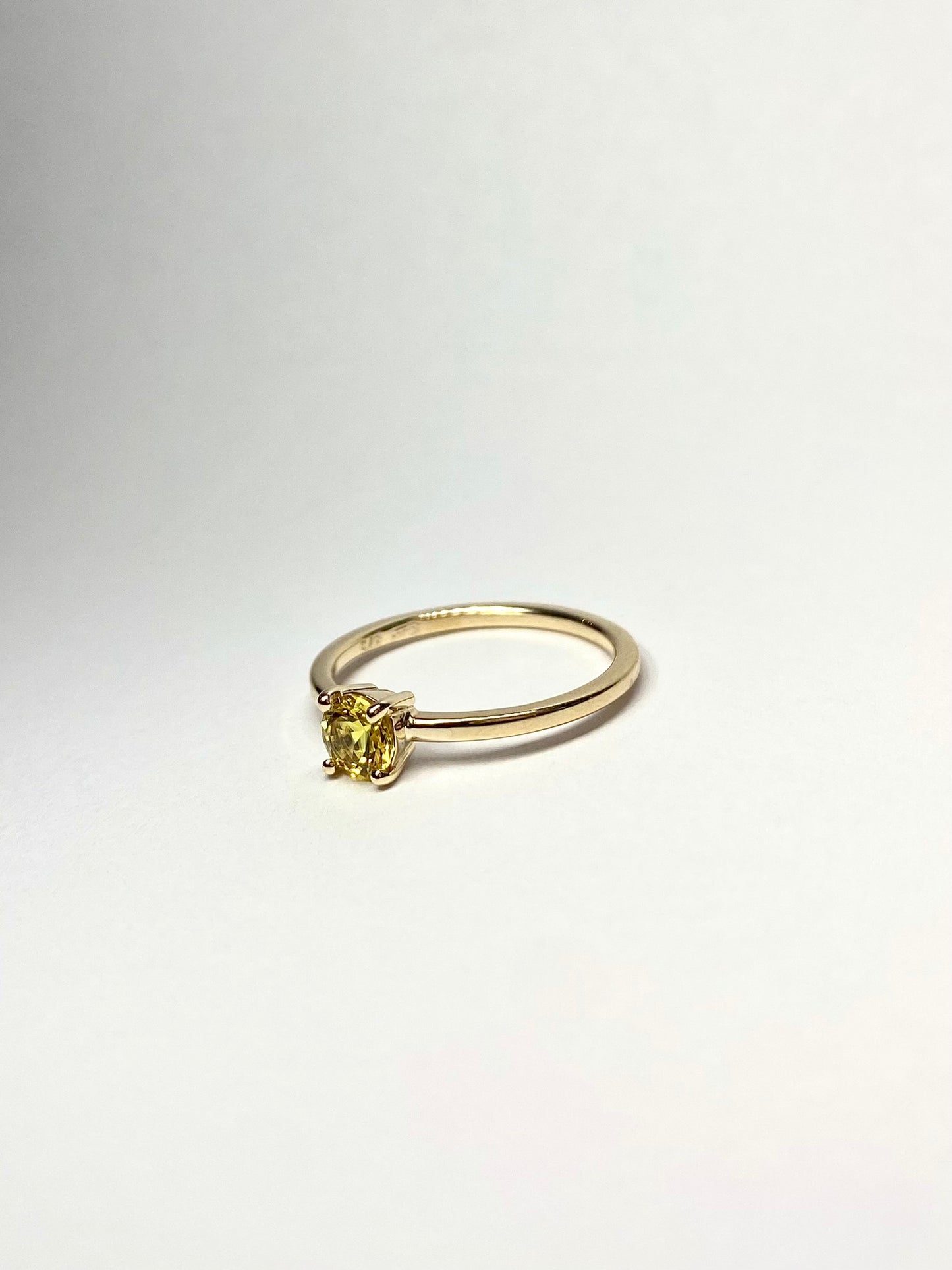 Sunshine Sapphire Ring