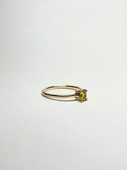 Sunshine Sapphire Ring