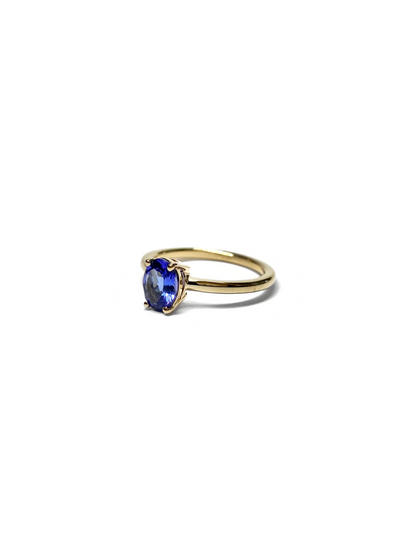 Tanzanite Solitaire Ring