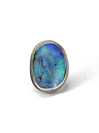 Tides Opal and Silver Ring