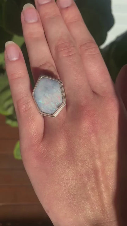 Iceberg Opal Ring