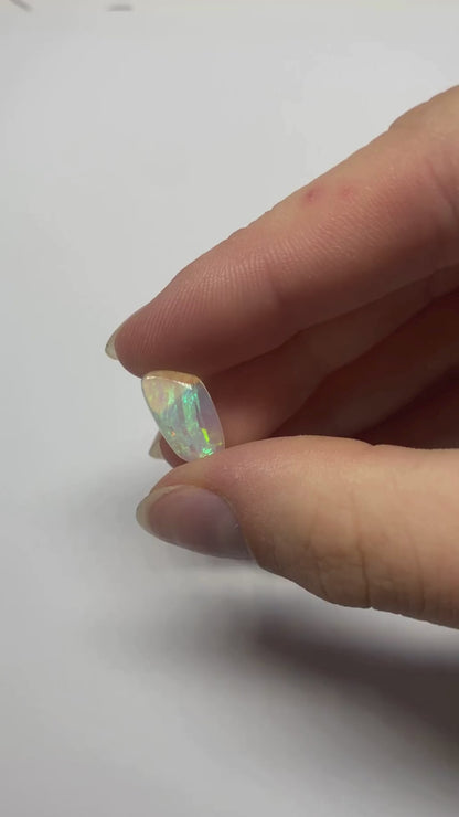 Iridescent Rivers Opal - custom made in a ring for you