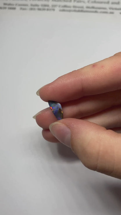 Galactic Rainbow Opal - custom made in a ring for you