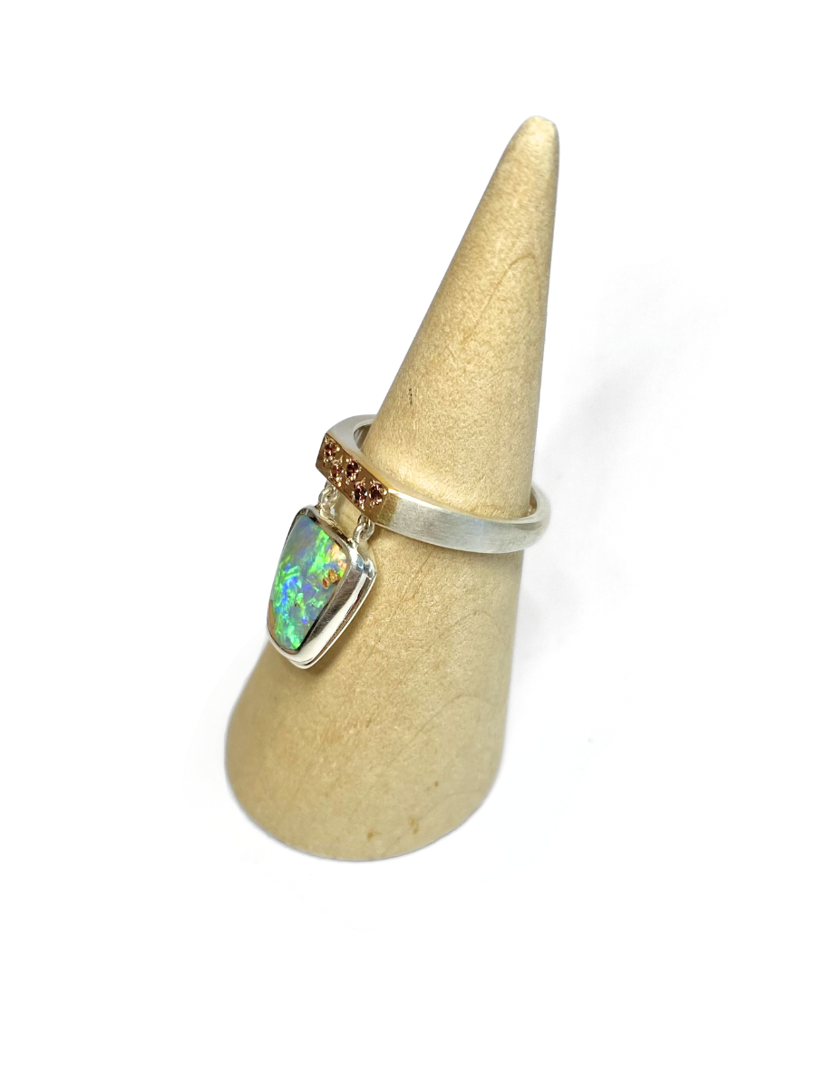 Butterfly Flutter Statement Opal Ring