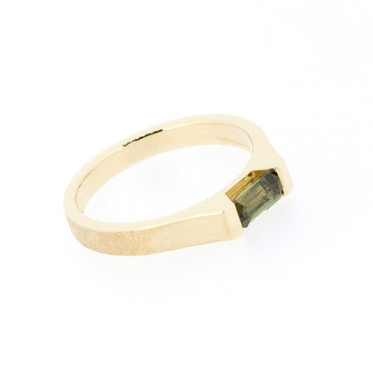 Harvest - Australian Sapphire Green 18ct Gold Ring