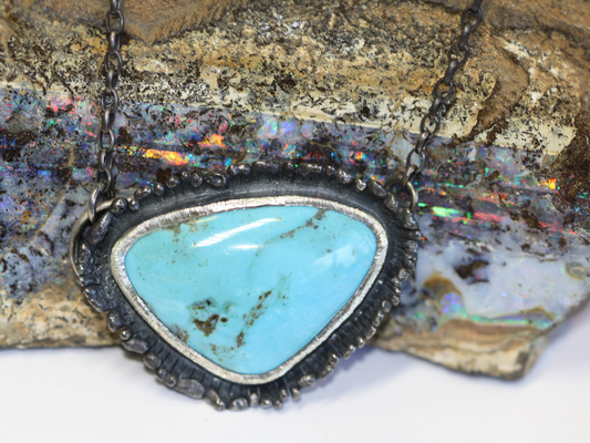 MISE À JOUR : Pendentif Turquoise Kingman Arizona