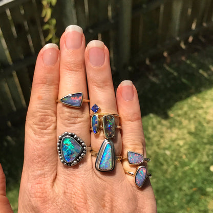 UPDATE: 4.2ct Solid Boulder Opal Ring