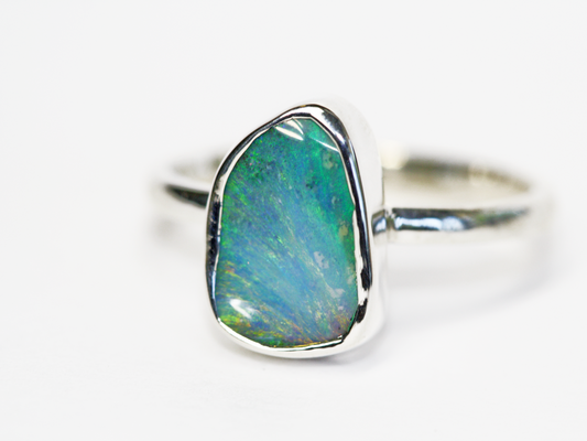 MISE À JOUR : Queensland Boulder Opal | Argent Bleu Vert