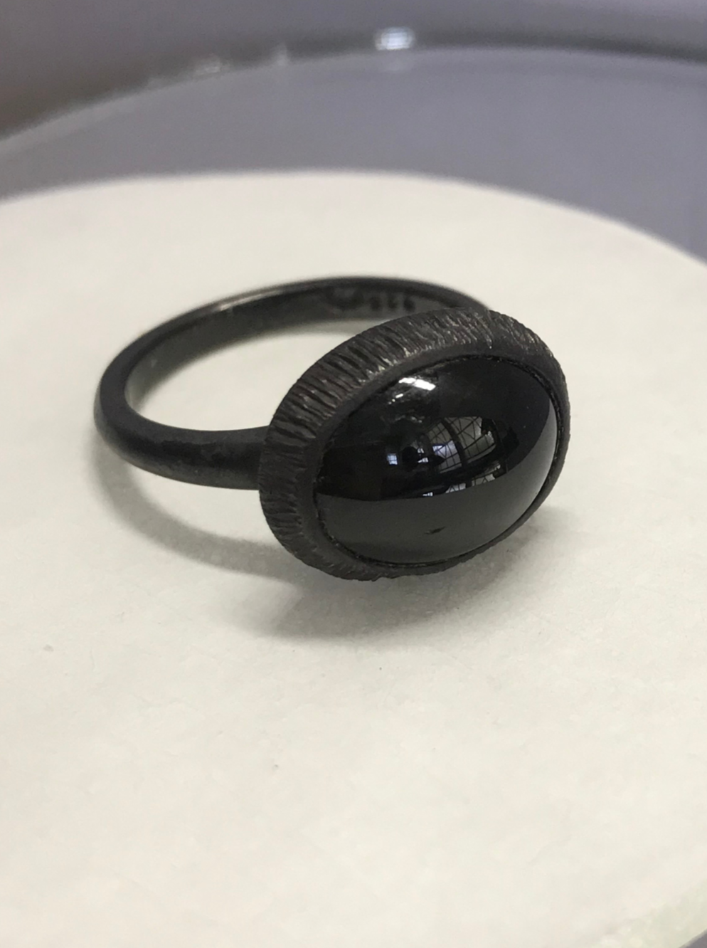 Bague Saphir Nuit Noire